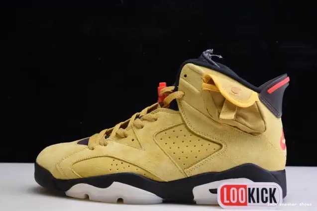 LUCY YELLOW X JORDAN SCOTT AIR 6 CN1084-300 TRAVIS 0511